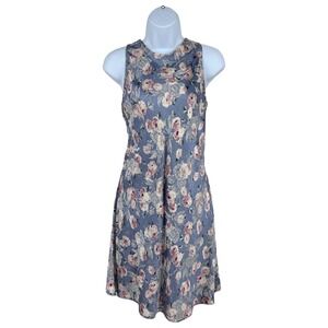 vintage 90s Y2K All That Jazz dress floral‎ brocade